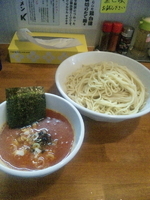 「大盛つけ麺塩味+辛味  800+50=850円」@自家製麺 ラーメン慶の写真