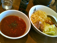 「魚介トマトつけ麺・並（780円）」@らぁ麺 汁八番の写真
