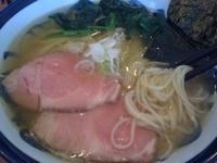 「鶏清湯ラーメン塩 750円」@つけ麺 目黒屋の写真