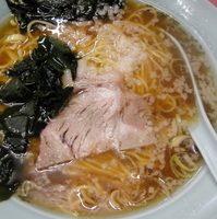 「ラーメン（麺硬め・アブラ多め）550円」@ラーメンショップ 八潮店の写真