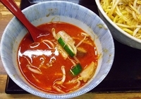「辛味噌つけめん+特盛り+野菜大盛り+ニンニク」@味噌麺処 花道庵の写真