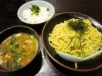 「つけ麺（大盛り）+ライス（750円+無料）」@麺家 ばくの写真