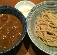 「カレートマトつけ麺880円ふつう」@麺や百日紅の写真