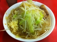 「ラーメン小 豚入り」@ラーメン二郎 茨城守谷店の写真