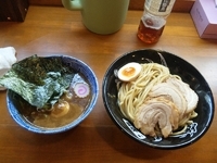 「特製つけそば（麺少なめ たまごサービス）」@中華蕎麦 とみ田の写真