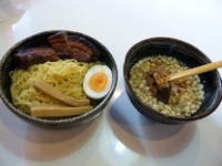 「黒たぬきつけ麺（中麺中盛」@麺屋 ののの写真