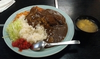 「カレー500円+大盛100円」@三幸飯店の写真