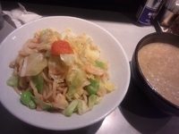 「【季節のつけそば】春キャベツの明太つけ麺 ￥800」@中華蕎麦 瑞山（ZUIZAN）の写真