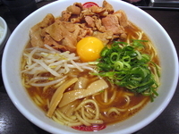 「肉玉そば（生・大盛）」@徳島中華そば 徳福 蒲田店の写真