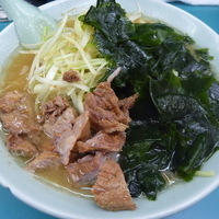 「ネギラーメン（750）+中盛（100）」@ラーメンショップ さつまっ子 新高島平店の写真