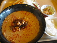 「タンタン麺定食850円」@餃子市 新所沢店の写真