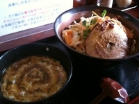 「カレーつけ麺 750円」@和風らーめん 凪の写真