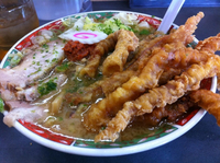 「ゲソ天味噌ラーメン」@有頂天の元祖の写真