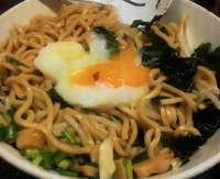 「油そば（極太麵） 650円」@丸直の写真