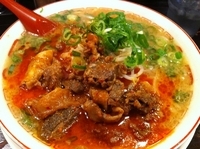 「牛すじラーメン」@らーめん2国 お初天神店の写真