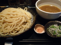 「素つけ麺（500円）+中盛り（50円）」@つけ麺 道の写真