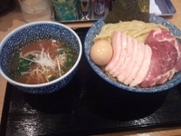 「濃厚魚介つけめん+大盛+ミックスチャーシュー」@麺屋 一燈の写真