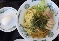 「汁なしらーめん（油そば）期間限定」@熱烈中華食堂 日高屋 武蔵小金井南口店の写真