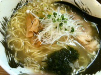 「白だしらー麺（730円）+ライス（ランチタイムサービス）」@白だし すずの写真