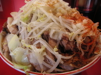 「豚そば肉W（全マシ）￥950」@ひたちなか大盛軒の写真