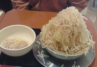 「みそラーメン（大）豚（全マシで野菜を盛れるだけ）」@ジャンクガレッジ イオンレイクタウンmori店の写真