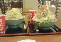 「ラーメン大（全マシW）」@ジャンクガレッジ イオンレイクタウンmori店の写真