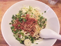 「あえ汁なし坦々麺」@元祖担々麺屋 蒼龍唐玉堂 吉祥寺店の写真