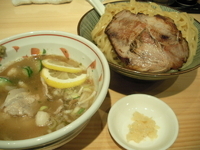 「ガーリック豚塩つけ麺 （大）」@五反田 海月の写真