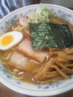 「中華そば（並）+チャーシュー」@たまがわやの写真