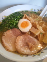 「醤油ワンタンメン大盛り」@再来軒の写真