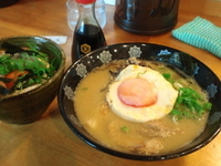 「チャーシューメン （といろいろ）」@とんこつらーめん俺式 目黒店の写真