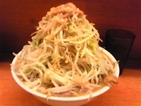 「小豚増し 麺固め全部」@ラーメン二郎 立川店の写真