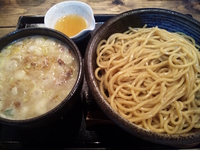 「魚介白湯つけ麺（小）」@ジャンクストーリー 本店の写真