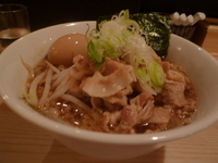 「肉そば+煮たまご」@肉そば なおじの写真