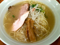 「塩そば（700円）」@福の神食堂の写真