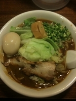 「松風らーめん+味玉」@秋葉らーめん 松風の写真