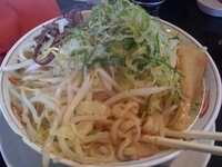 「雷神麺（中盛220g） 680円」@らーめん馬鹿 神屋（GOD-YA）の写真