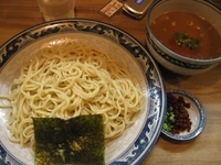 「つけエビ辛そば800円（プレステンで700円）」@中華そば・つけそば 浜屋 我孫子店の写真