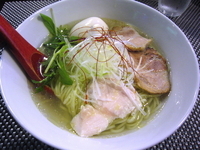 「塩ラーメン ”naminori”+味玉」@Fine Tuned Ramen with Music Bee Hiveの写真