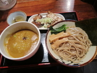 「チャーシューもりそば1000円、餃子350円」@麺屋こうじの写真