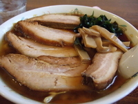 「チャーシューメン（極太麺）+大盛」@松本製麺 福のじの写真