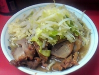 「大豚（ヤサイ、ニンニク）」@ラーメン二郎 環七一之江店の写真