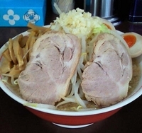 「味玉ラーメン【ニンニク・野菜】（700円）+メンマ（ぱど）」@ラーメン蘭の写真