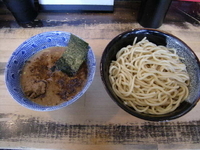 「つけめん（中）魚粉多め」@狼煙 〜NOROSHI〜の写真