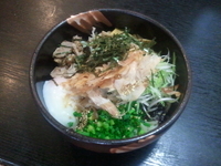 「まぜそば（温玉付き）」@ラーメン天天の写真