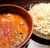 「夏期限定 野牛新陰流 カレーつけめん（ライス付き）880円」@屋台らーめん 鷹流 高田馬場店の写真