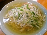 「塩ねぎラーメン（700円）」@めん屋 ききょうの写真