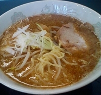 「背脂豚骨味噌らーめん（750円）」@みらい亭の写真