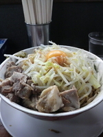 「まぜそば（麺大盛り）」@ラーメン 龍郎の写真