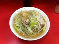 「ラーメン少なめ（アブラマシマシ、ニンニク）」@ラーメン二郎 ひばりヶ丘駅前店の写真